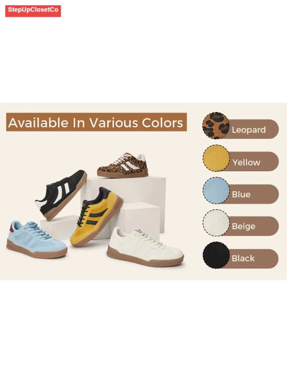 Retro Fashion Sneakers Classic Mesh Gum Sole Tennis Walking Running Shoes